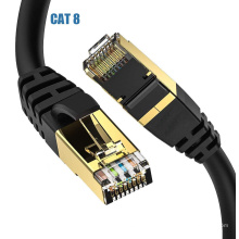 Cable de parche Ethernet de red RJ45 RJ45 de alta velocidad Cat8